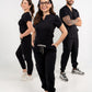 Uniforme Dama Berenice negro - Tela Algodón Antifluido