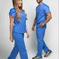 Uniforme New Classic Azul cielo - Tela Algodón Antifluido