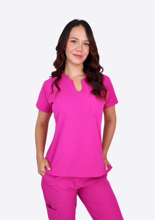 Uniforme Eva Fucsia ÚLTIMO TALLA M