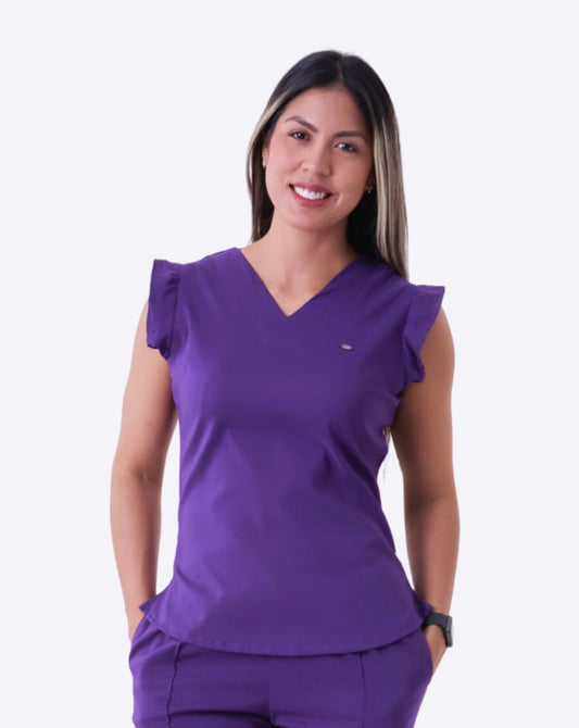 Uniforme Helene Morado ÚLTIMO TALLA M