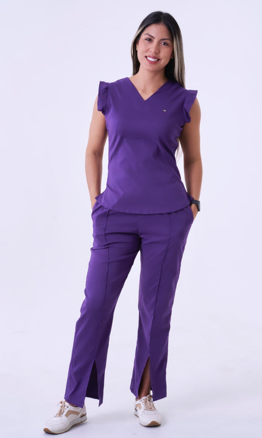 Uniforme Helene Morado ÚLTIMO TALLA M